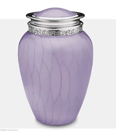 urn messing lila