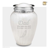 pm wit 3 Urn wit / creme messing ( 3.8 liter)