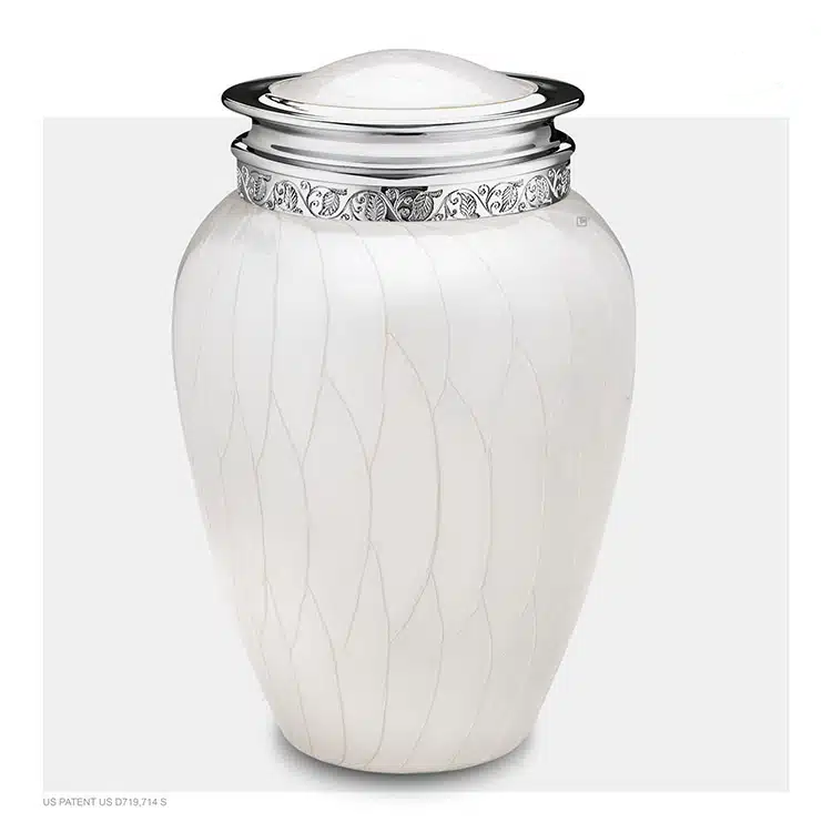 pm-wit urn creme messing