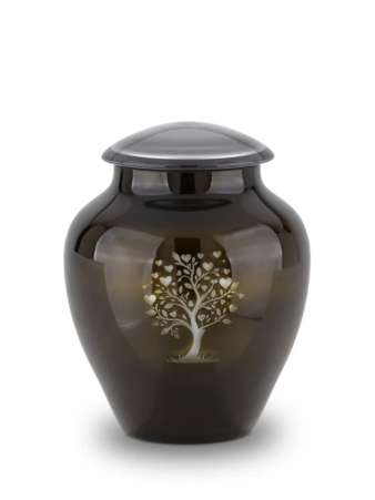 Glazen urn Boom met hartjes ( 3.00 liter)