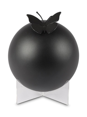 Urn met vlinder Black (3.3 liter)