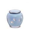 25812 Dierenurn met pootjes - Blue shadow ( 1.1 liter)