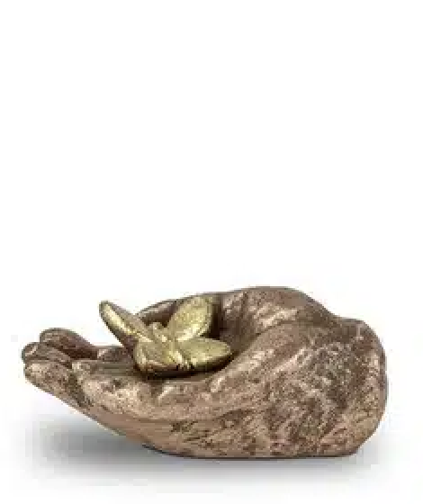 urn hand vlinder