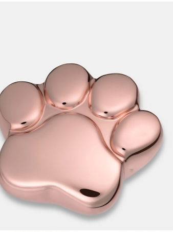 Urn Pootje voor Kat of Hond - Rose Glimmend ( 2 formaten)