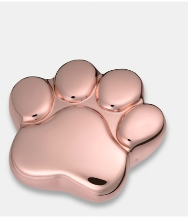 Urn Pootje voor Kat of Hond - Rose Glimmend ( 2 formaten)