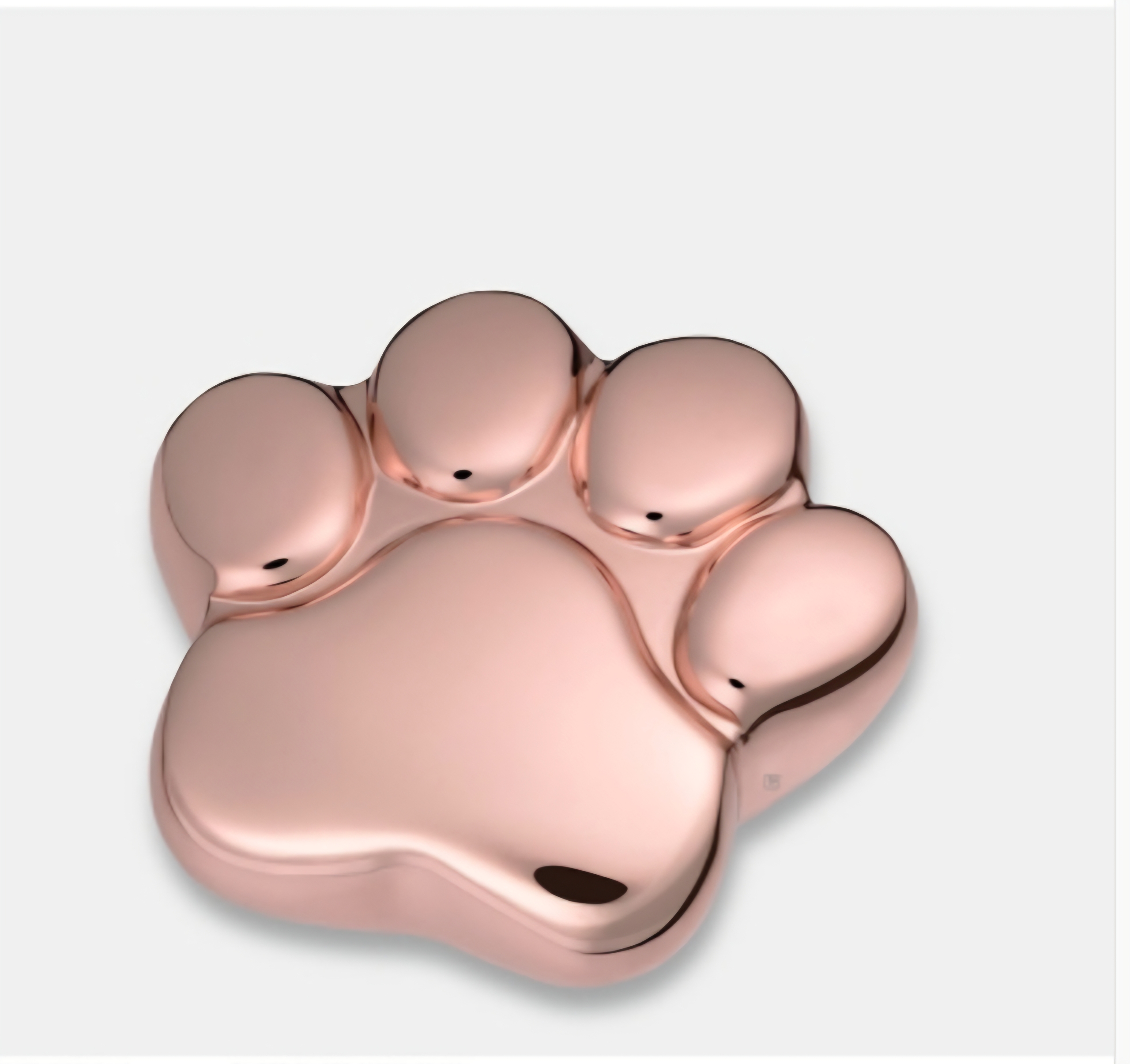 Urn Pootje voor Kat of Hond - Rose Glimmend ( 2 formaten)
