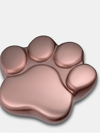 Urn Pootje voor Kat of Hond - Rose mat ( 3 formaten)