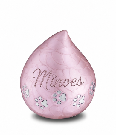 Dierenurn love drop - Rose ( 1.1 liter)