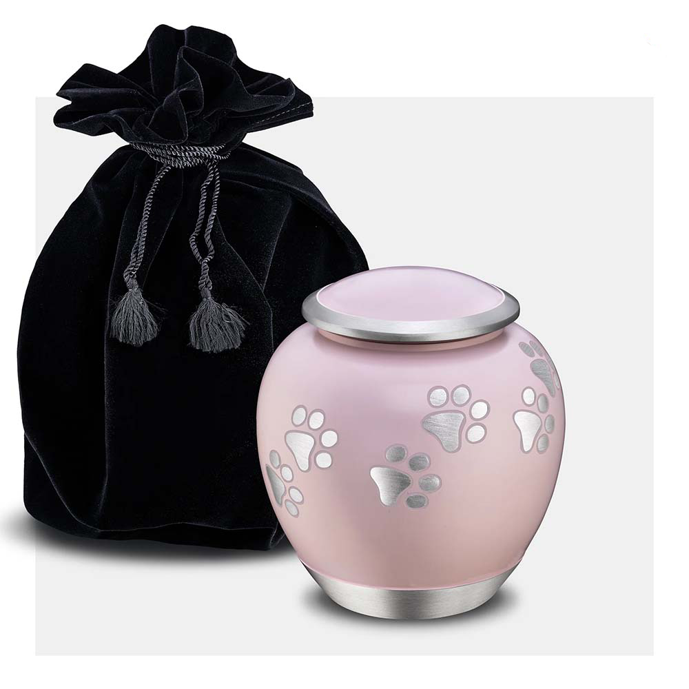 Urn shadow pootjes roze
