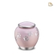 Dierenurn met pootjes - Roze shadow ( 0.6 liter)