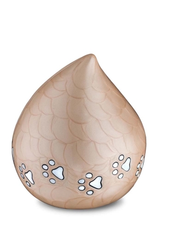Dierenurn love drop - Brons ( 1.1 liter)