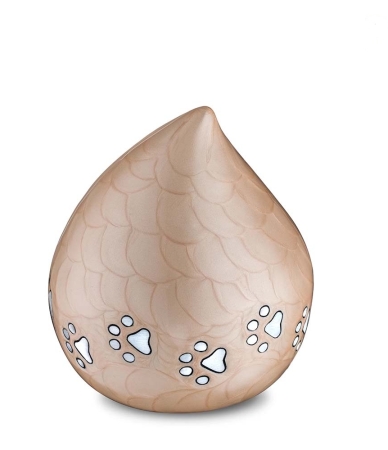 Dierenurn love drop - Brons ( 1.1 liter)