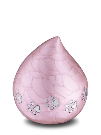 Dierenurn love drop - Rose ( 1.1 liter)