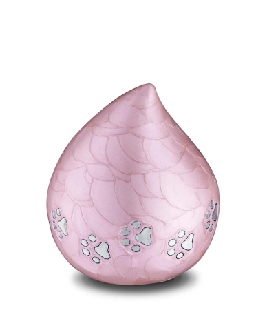 Dierenurn love drop - Rose ( 1.1 liter)