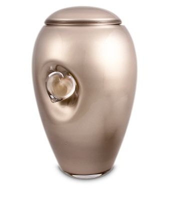 Urn Glas Cappucino - met hartje (3.8 liter)