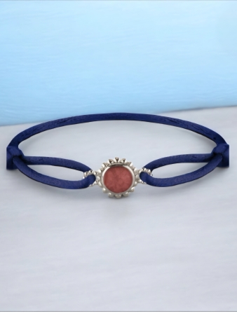 Armband met as en hars bl019