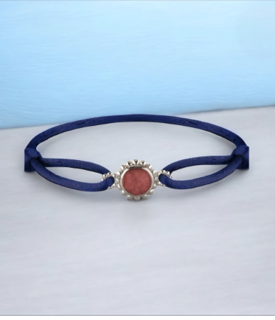 Armband met as en hars bl019