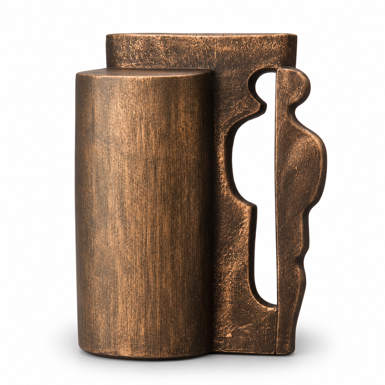 Keramische urn brons 'leegte' ( 3 liter)