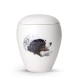 Keramische dieren urn Berner Sennenhond