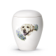 Keramische dieren urn Labrador