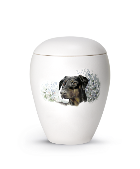 65-2800-53 Keramische dieren urn Doberman