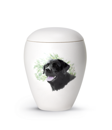 Keramische dieren urn Labrador 2