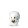 65-500-22 Keramische honden urn Yorkshire ( met of zonder waxinelicht)