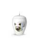Keramische honden urn Yorkshire ( met of zonder waxinelicht)
