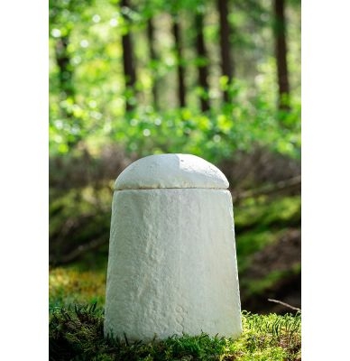 Biologisch afbreekbare urn van mycelium (paddenstoel) – 4 liter