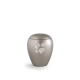 Dierenurn met Swarovski dierenpoot licht grijs - in diverse maten