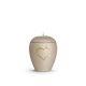 Keramische dieren urn Champagne Waxinelicht met gouden pootjes - ( 0.5 liter)