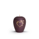 Keramische dieren urn Berry Waxinelicht met gouden pootjes - ( 0.5 liter)