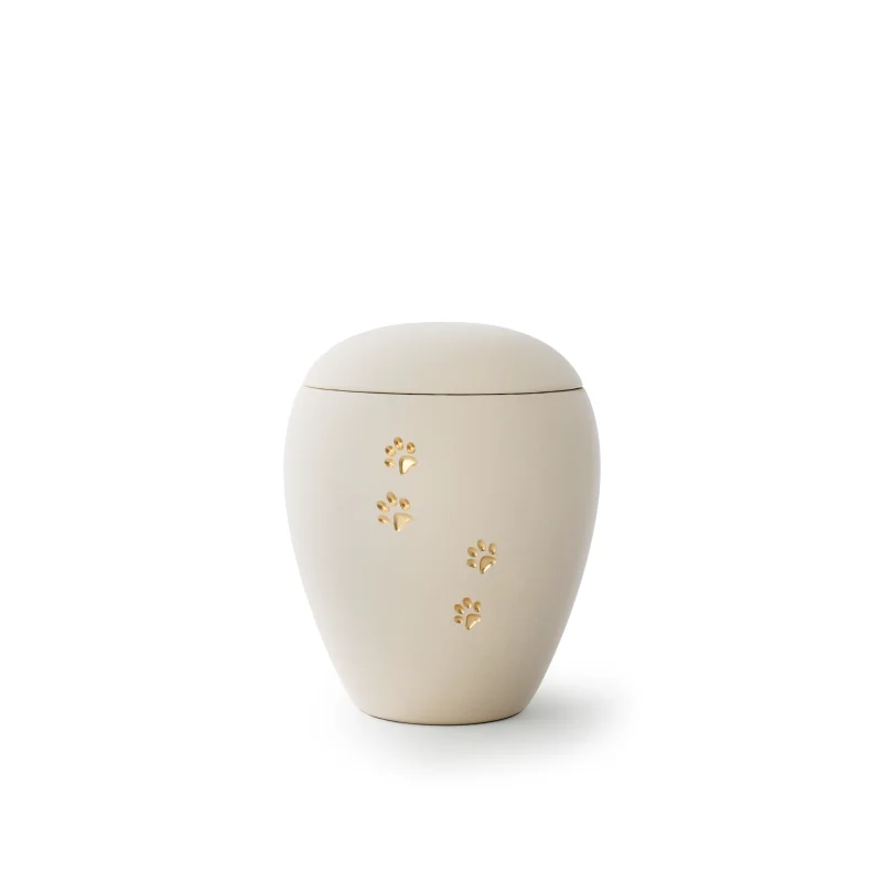 65-500-807-5e67da9305fd1 Keramische dierenurn Creme - in 4 diverse maten